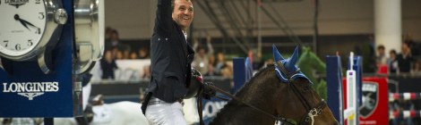 Luca Maria Moneta Neptune Brecourt jump off Gaia Vincenzi Longines FEI World Cup Verona Fiera Cavalli 2013