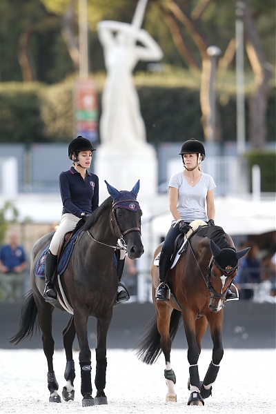 Charlotte Casiraghi Edwina Tops Alexander Longines Global Champions Tour Roma