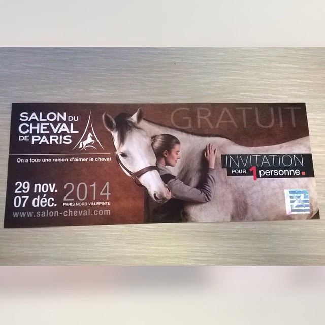 Last days for attending the giveaway on my blog! 😋 Just leave a comment under this post:  http://iconadeironchi.com/2014/10/02/le-salon-du-cheval-de-paris-2014-tickets-giveaway/  and get a free ticket for Le Salon Du Cheval de Paris 2014! 🇫🇷#giveaway #lesalonducheval #salonducheval #lesalonduchevaldeparis #paris #parisnordvillepinte #guccimasters #gucciparismasters #mastersgrandslam #gucci